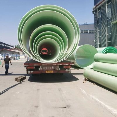 Печатный фланцевый стекловолокно укрепленные пластиковые трубы DN50-2000mm Диаметр долговечный