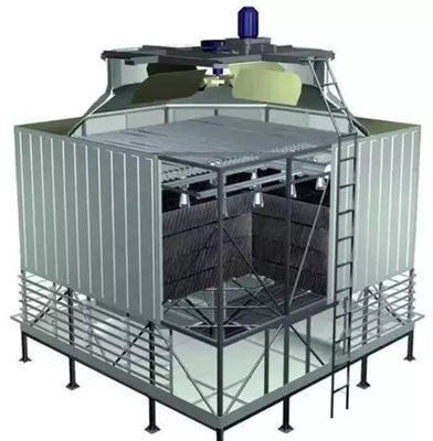 Круговая охлаждающая башня типа GRP FRP 500-1000 тонн Быстрое снижение температуры