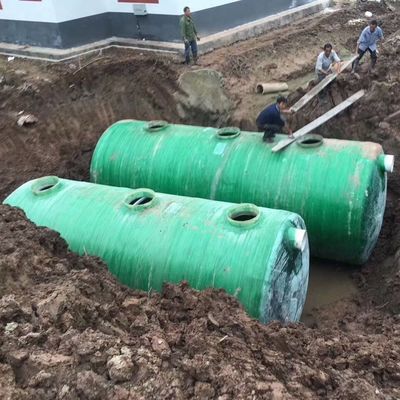 Технология намотки ФРП септический бак для очистки сточных вод