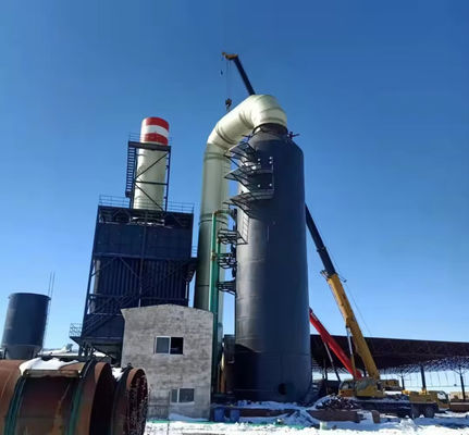 1-5 метров Диаметр высокоочищающая FRP башня, аммиак и кислотный туман газовые очистители