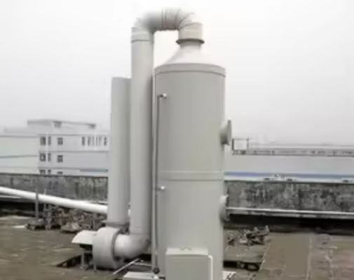 Промышленная FRP GRP поглощающая башня для очистки хвостовых газов и газовых туманных кислот