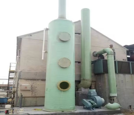 Промышленная FRP GRP поглощающая башня для очистки хвостовых газов и газовых туманных кислот