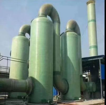 Промышленная поглощающая башня из стекловолокна GRP Frp для очистки отходов кислотной очистки газов