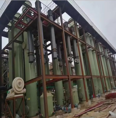 Промышленная поглощающая башня из стекловолокна GRP Frp для очистки отходов кислотной очистки газов