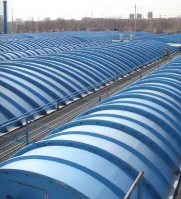 Профессиональные канализационные бассейны GRP покрытие пластины, газосборная крыша FRP крыша