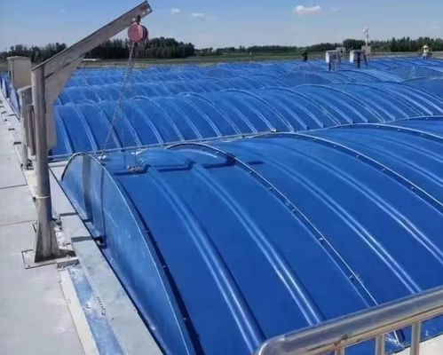 Профессиональные канализационные бассейны GRP покрытие пластины, газосборная крыша FRP крыша