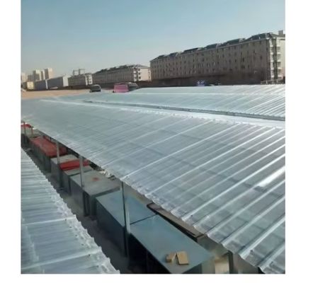 Гладкая поверхность FRP покрытие пластинки стекловолокна гофрированной крыши плитки коррозионно устойчивая