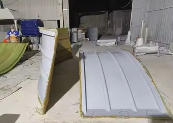 Промышленная крышка FRP Плита очистки воды Скважина Танк стекловолокно Frp Аркированная крышка