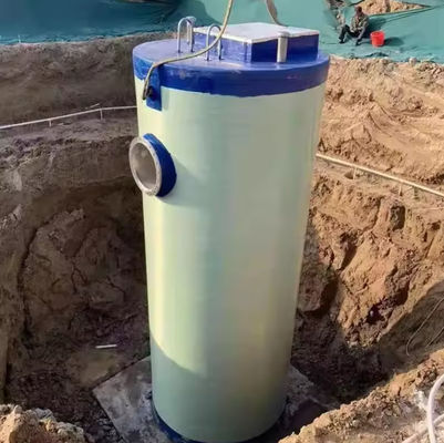 Высокоинтегрированная канализационная насосная станция для дождевой воды Структура FRP GRP
