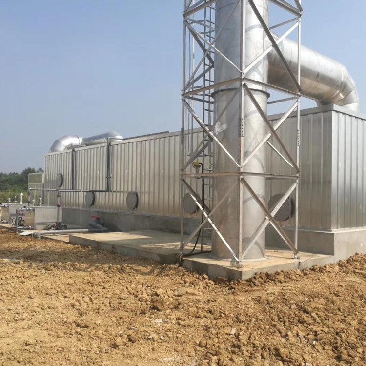 Углеродистая сталь FRP биологическая дезодоризация коробка Grp отходы газа дезодоризация фильтр очистка